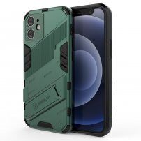 Odolný ochranný kryt se stojánkem pro iPhone 12 mini - zelený