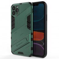 Odolný ochranný kryt se stojánkem pro iPhone 11 Pro Max - zelený