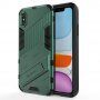 Odolný ochranný kryt se stojánkem pro iPhone XR - zelený