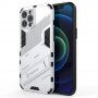 Odolný ochranný kryt se stojánkem pro iPhone 12 Pro Max - bílý