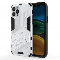 Odolný ochranný kryt se stojánkem pro iPhone 11 Pro - bílý