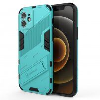 Odolný ochranný kryt se stojánkem pro iPhone 12 - modrý