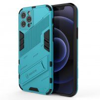 Odolný ochranný kryt se stojánkem pro iPhone 12 Pro - modrý