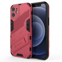 Odolný ochranný kryt se stojánkem pro iPhone 12 mini - růžový