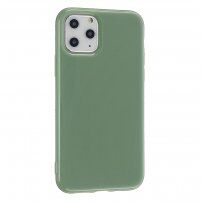 Ochranný silikonový kryt pro iPhone 11 Pro Max - olivový
