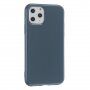 Ochranný silikonový kryt pro iPhone 11 Pro Max - modrošedý