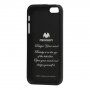MERCURY GOOSPERY ochranný třpytivý kryt pro iPhone 5 / 5S / SE (2016) - černý