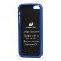 MERCURY GOOSPERY ochranný třpytivý kryt pro iPhone 5 / 5S / SE (2016) - modrý