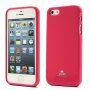MERCURY GOOSPERY ochranný třpytivý kryt pro iPhone 5 / 5S / SE (2016) - tmavě růžový