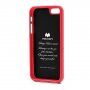 MERCURY GOOSPERY ochranný třpytivý kryt pro iPhone 5 / 5S / SE (2016) - tmavě růžový
