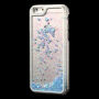 Ochranný kryt s pohyblivými flitry pro Apple iPhone 6 / 6S - světlemodré flitry