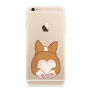 Kryt z měkkého plastu pro Apple iPhone 6 / 6S - corgi
