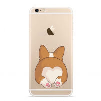 Kryt z měkkého plastu pro Apple iPhone 6 / 6S - corgi