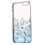 KAVARO ochranný kryt s třpytivými kamínky pro Apple iPhone 6S Plus / 6 Plus - modrý s motýli