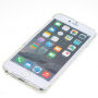 Kryt s plovoucími flitry pro Apple iPhone 6S Plus / 6 Plus - fialový se srdíčky