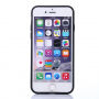 Ochranný kryt v dřevěném designu pro Apple iPhone 6 Plus / 6S Plus - šedý