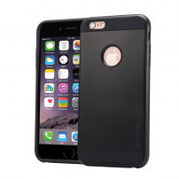 Ochranný kryt z tvrzeného plastu pro Apple iPhone 6 Plus / 6S Plus - černý