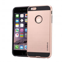 Ochranný kryt z tvrzeného plastu pro Apple iPhone 6 Plus / 6S Plus - růžovozlatý