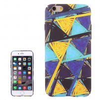 Ochranný plastový kryt pro Apple iPhone 6 Plus / 6S Plus - žluté trojúhelníky