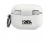 Karl Lagerfeld Karl Head silikonový obal pro AirPods Pro - bílý