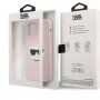 Karl Lagerfeld Choupette Head silikonový kryt pro iPhone 12 Pro Max - růžový