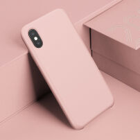 BASEUS ochranný silikonový kryt pro Apple iPhone XS / iPhone X - růžová