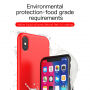BASEUS ochranný silikonový kryt pro Apple iPhone XS / iPhone X - růžová