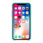 BASEUS ochranný silikonový kryt pro Apple iPhone XS / iPhone X - tyrkysová