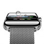 Tvrzené 3D sklo s kovovým rámečkem pro Apple Watch 38mm - černé