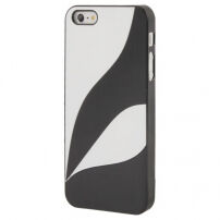 Ochranný plastový kryt pro Apple iPhone 5 / 5S / SE (2016) - černo / bílý