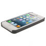 Ochranný plastový kryt pro Apple iPhone 5 / 5S / SE (2016) - černo / bílý