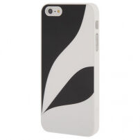 Ochranný plastový kryt pro Apple iPhone 5 / 5S / SE (2016) - bílo / černý