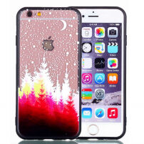 Ochranný plastový kryt s černým rámečkem pro Apple iPhone 6S Plus / 6 Plus - les
