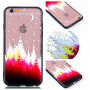 Ochranný plastový kryt s černým rámečkem pro Apple iPhone 6S Plus / 6 Plus - les