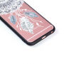 Ochranný plastový kryt s černým rámečkem pro Apple iPhone 6S Plus / 6 Plus - lapač snů s peříčky