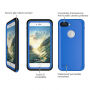 Vodotěsné pouzdro na potápění do hloubky 3m pro iPhone 8 Plus / 7 Plus - modré