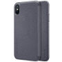 NILLKIN ochranné flip pouzdro pro Apple iPhone XS / iPhone X - černé