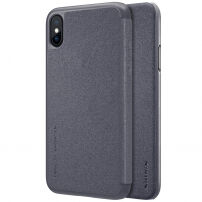 NILLKIN ochranné flip pouzdro pro Apple iPhone XS / iPhone X - černé