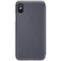NILLKIN ochranné flip pouzdro pro Apple iPhone XS / iPhone X - černé
