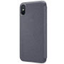 NILLKIN ochranné flip pouzdro pro Apple iPhone XS / iPhone X - černé