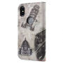 Ochranné flip pouzdro pro Apple iPhone XS / iPhone X - Eiffelova věž