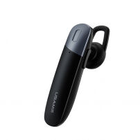 USAMS bezdrátové Bluetooth sluchátko s mikrofonem pro Apple iPhone - černé