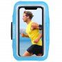 Haweel sportovní pouzdro na ruku s kapsou na klíče pro iPhone - modré