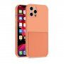 Ochranný kryt s kapsou na karty pro iPhone 12 Pro - oranžový