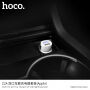 HOCO sada auto-nabíječky se dvěma USB porty a lightning kabelu pro Apple zařízení - bílá