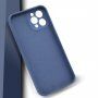 Ochranný kryt s kapsou na karty pro iPhone 12 Pro - tmavě modrý