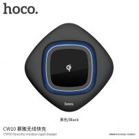 HOCO bezdrátová nabíječka s podsvícením pro Apple iPhone - černá