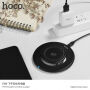 HOCO designová bezdrátová nabíječka pro Apple iPhone - černá