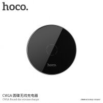 HOCO bezdrátová nabíječka pro Apple iPhone - černá