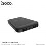 HOCO elegantní powerbanka 10000mAh s bezdrátovým nabíjením pro Apple iPhone - černá